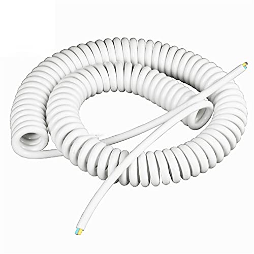 Spiralkabel, 3-adriges 2-adriges Federdraht-Spiralkabel, 2,5 m 5 m 7,5 m Netzkabel, erweiterbares Kabel, 22 AWG, 18 AWG, 15 AWG, 13 AWG(3 Core 18awg,Line length 5m) von YUZGUHEY