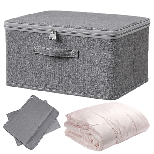 YUZHEDM Storage Boxes Abschließbare Box 30*20*14cm Boxen Aufbewahrung Faltbar mit Deckel Aufbewahrungsbox mit Deckel Stoff Geeignet zur Aufbewahrung von Spielzeug Kleidung Steppdecken Medikamenten. YUZHEDM Storage Boxes Abschließbare Box 30*20*14cm Boxen Aufbewahrung Faltbar mit Deckel Aufbewahrungsbox mit Deckel Stoff Geeignet zur Aufbewahrung von Spielzeug Kleidung Steppdecken Medikamenten. von YUZHEDM
