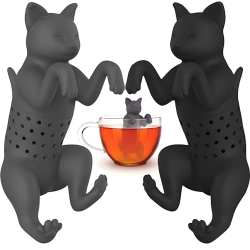 2 Stück Teeei Teefilter Teesieb Wiederverwendbare Teesieb Modernes Design aus Hochwertigem Silikon für Meisten Tee-Tassen und Tee-Schalen Trinkflaschen Flaschen Thermosflaschen 2 Stück Teeei Teefilter Teesieb Wiederverwendbare Teesieb Modernes Design aus Hochwertigem Silikon für Meisten Tee-Tassen und Tee-Schalen Trinkflaschen Flaschen Thermosflaschen von Vulevirtue