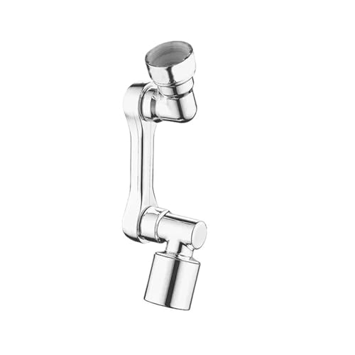 1080 Universal Rotation Wasserhahn Extender Sprayer Kopf Küche Roboter Arm Verlängerung Wasserhähne Mixer Belüfter Bubbler Düse(ABS Dual mode) von YVAAASIYC