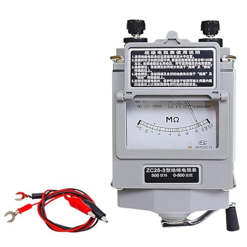 500 V 1000 2500 Isolierungswiderstandstester ZC25-3 ZC25-4 ZC11D-10 Megameter Megohm Tester Erdungswiderstand Megohmmeter(ZC25-3 Aluminum) von YVAAASIYC
