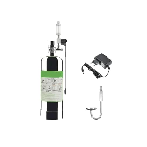 5L Aquarium-Edelstahlzylinder-CO2-Generatorsystem-Kit mit Magnetventil-Blasendiffusor-Kohlendioxid-Reaktor-Kit(2L) von YVAAASIYC
