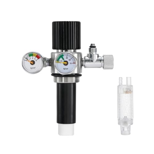 Aquarium CO2 Generator Filter Wert Doppel Meter Control Carbon Faser Element Zubehör DIY(Double meter) von YVAAASIYC