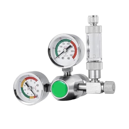 Aquarium CO2-Regler Magnetblasenzähler CO2-Kontrollsystem Reaktion wasserdichtes CO2-Reduzierventil(M22) von YVAAASIYC