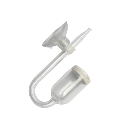 Aquarium CO2-Zerstäuber Glas CO2-Diffusor Rückschlagventil U-förmiger Saugnapf Kit CO2-Regler Generator Zubehör(B-03) von YVAAASIYC