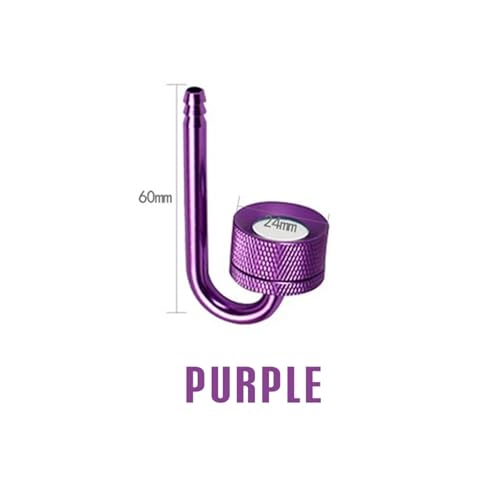 Aquarium CO2 Zerstäuber Tank Steuerung Wasser Magnet Regler System Diffusor Zubehör for(1PCS purple) von YVAAASIYC