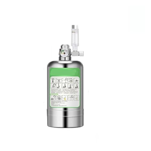 Aquarium DIY CO2-Generator-System-Kit Edelstahl CO2-Zylinder-Generator-System Kohlendioxid-Reaktor-Kit for Pflanzenfische(1L) von YVAAASIYC