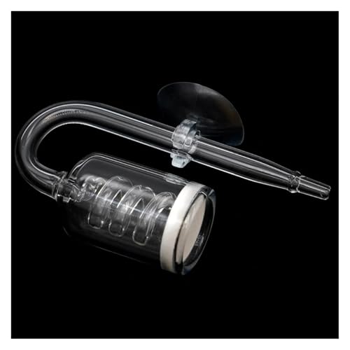 CO2 Diffusor Aquarium Glas Spirale Kohlendioxid Zerstäuber mit Saugnapf for Zubehör(Type A) von YVAAASIYC