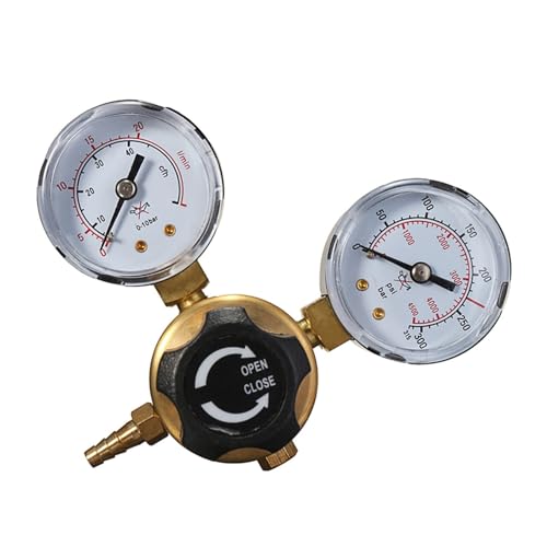 CO2-Gasflaschenregler Kohlendioxid-Reduzierer for Getränkebier W21.8 Doppelmessgerät-Regler-Messgerät CO2-Gasflaschenregler Kohlendioxid-Reduzierer for Getränkebier W21.8 Doppelmessgerät-Regler-Messgerät von YVAAASIYC