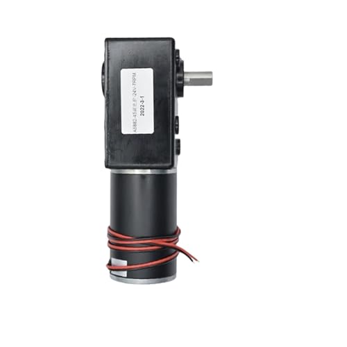 DC12V 24V Getriebemotor mit starkem Drehmoment Metall-Turbo-Schneckengetriebemotor Rückwärtsgang Niedrige Geschwindigkeit 250 kg.cm Selbstsperrender Schnecken-DC-Getriebemotor(12V 25rpm) von YVAAASIYC