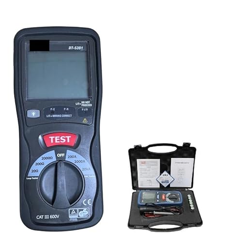 DT-5301 Schaltungswiderstandstester LOOP/PSC-Tester Schaltungswiderstandsmessgerät DT-5301 Schaltungswiderstandstester LOOP/PSC-Tester Schaltungswiderstandsmessgerät von YVAAASIYC