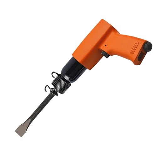 Drucklufthammer, professionelle Handpistole, Gasschaufeln, kleiner Rostlöser, pneumatisches Werkzeug mit 4 Meißeln, Set for die Autoreparatur von YVAAASIYC