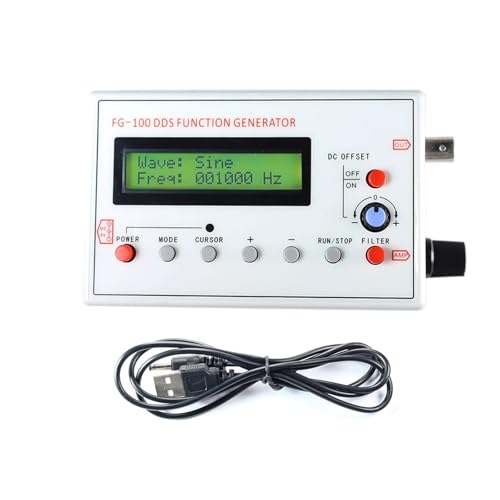 FG-100 FG-200 DDS Funktionssignalgenerator Frequenzzähler 0,01 H/z - 500 KH/z Signalquellenmodul Sinus- + Rechteck- + Sägezahnwellenform(FG-100) von YVAAASIYC
