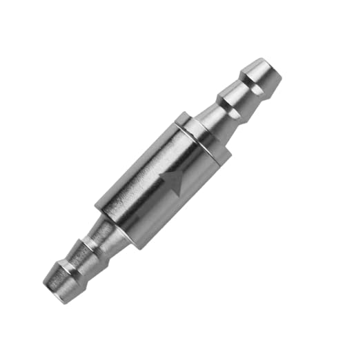 For CO2-System-Diffusor, 4 mm Aquarium-Wasserventil, Rückschlagventil aus Edelstahl, Kohlendioxid-Zylinder for CO2-Ausrüstung von YVAAASIYC