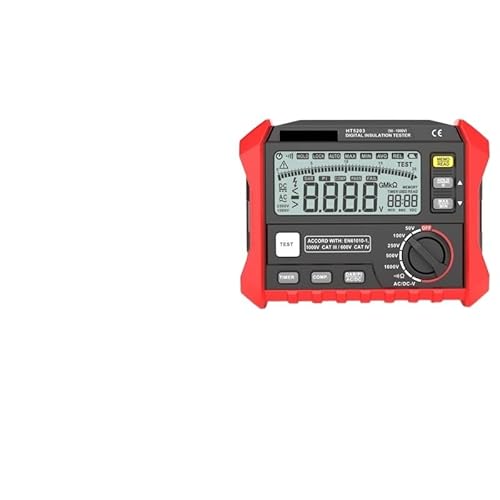 HT5203/HT5205 1000 V 0-100 GΩ Isolationswiderstandstester Erdungswiderstandstester Digitales Megohmmeter(HT5203) von YVAAASIYC