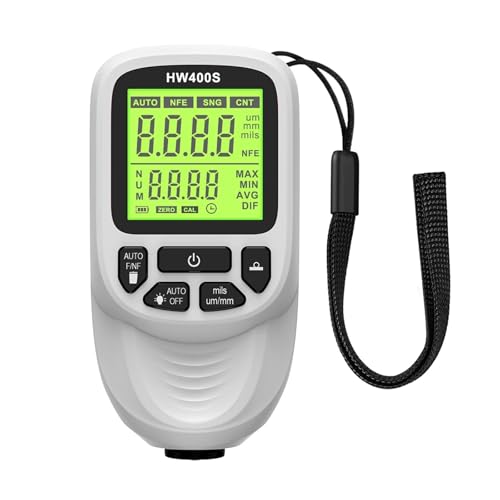 HW-400S Autolack-Schichtdickenmessgerät Autolack-Galvanik-Metallbeschichtungsdickenmessgerät Meter 2000μm(B) von YVAAASIYC