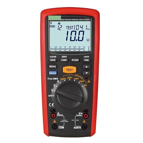 Handheld-Isolationswiderstandstester 1000 V 20 GΩ UT505A UT505B Digitales Milliometer Ohmmeter Auto Range(UT505A) von YVAAASIYC