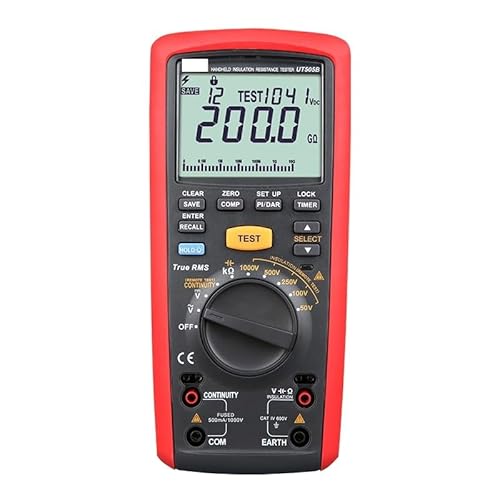 Handheld-Isolationswiderstandstester 1000 V 20 GΩ UT505A UT505B Digitales Milliometer Ohmmeter Auto Range(UT505B) von YVAAASIYC