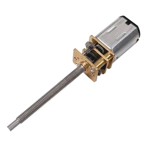 Mikro-Gleichstrom-Untersetzungsmotor GA12-N20-M3*34 Getriebemotor mit verlängerter Leitspindel, hohes Drehmoment, 3 V, 6 V, 12 V(600,12V) von YVAAASIYC