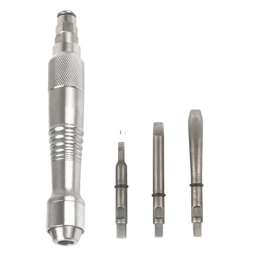 Mini-Luftmeißel, pneumatischer Hammer, Luftmeißelschaufel, Mikro-Luftflusshacker, Gasschaufel, Meißelstift, medizinischer Gipsabdruck(Set 1) von YVAAASIYC