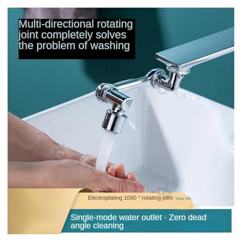 Neu Wasserhahn Sprinkler Anti-Splash Kopf Rotierenden Mechanischen Arm(Ordinary style) von YVAAASIYC