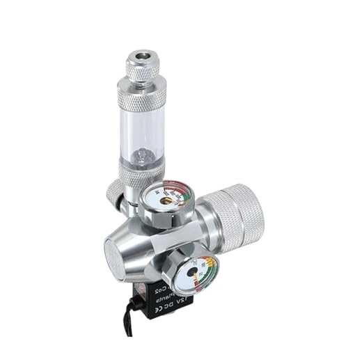Neue DIY Aquarium CO2-Regler Elektromagnetisches Ventil Blasenzähler CO2-Steuerungssystem CO2-Reduzierventil(3-8UNF) von YVAAASIYC