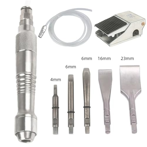 Pneumatische Schaufel Luftmeißel Kommerzielle Carving Vibrierende Schaufeln Medizinischer Gipsguss Air Flux Chipper Gasschaufel(Set 2) von YVAAASIYC