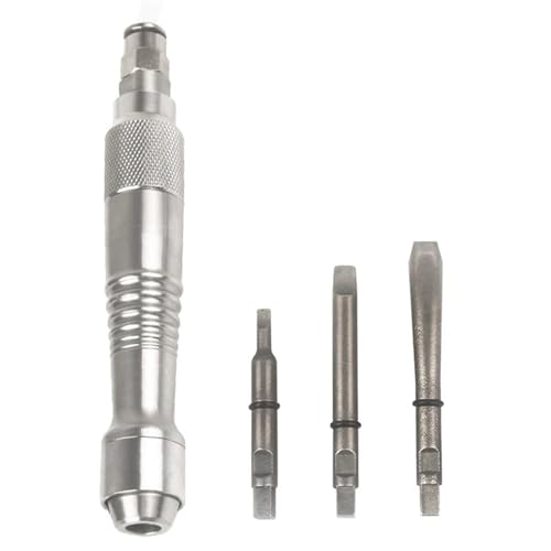 Pneumatische Schaufel Luftmeißel Kommerzielle Carving Vibrierende Schaufeln Meißel Micro Air Flux Chipper(Set 1) von YVAAASIYC