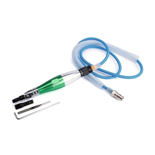 Pneumatischer Hochgeschwindigkeits-Stabschleifer-Gravierstift, 1/8 Zoll, Ultraschall-Mikro-Luftstift for Gravieren von Metall, Holz und Schmuck von YVAAASIYC