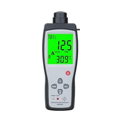 Smart Sensor Handheld Ammoniak Gas NH3 Detektor Meter Tester Monitor Bereich 0-100PPM Sound Licht Alarm Gas Analysatoren AR8500 von YVAAASIYC