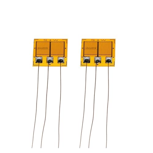 YVAAASIYC 10 Stück Wägesensor Folien-Dehnungsmessstreifen Halbbrückentyp BF120-3BF-A Hochpräzise 120-Ohm-Widerstands-Dehnungsmessstreifen YVAAASIYC 10 Stück Wägesensor Folien-Dehnungsmessstreifen Halbbrückentyp BF120-3BF-A Hochpräzise 120-Ohm-Widerstands-Dehnungsmessstreifen von YVAAASIYC