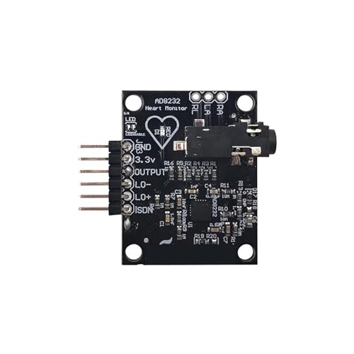 YVAAASIYC AD8232 EKG-Sensormodul Puls-Herzfrequenzerfassung Überwachung Analoge Messung EKG-Erkennung Einzel-Chip-Mikrocomputer YVAAASIYC AD8232 EKG-Sensormodul Puls-Herzfrequenzerfassung Überwachung Analoge Messung EKG-Erkennung Einzel-Chip-Mikrocomputer von YVAAASIYC