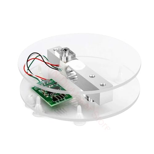 YVAAASIYC Digitaler Wägezellen-Gewichtssensor HX711 AD-Wandler-Breakout-Modul 5KG 10KG Tragbare elektronische Küchenwaage for Waage(1KG) von YVAAASIYC