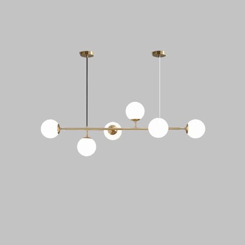 6-flammige Decken-Pendelleuchte Kugel-Lampenschirm Kronleuchter E27-Glas-Hängelampen Moderner Kronleuchter Nordeuropäische Glaskugel Hängende Verstellbare Lichter Bauernhaus-Kücheninsel-Beleuchtung 6-flammige Decken-Pendelleuchte Kugel-Lampenschirm Kronleuchter E27-Glas-Hängelampen Moderner Kronleuchter Nordeuropäische Glaskugel Hängende Verstellbare Lichter Bauernhaus-Kücheninsel-Beleuchtung von YVAMNAD