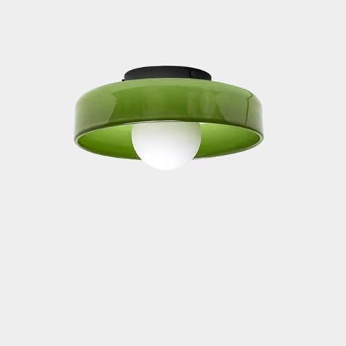 YVAMNAD Deckenleuchte Der Nähe Der Decke Mid-Century Deckenleuchten Aus Glas Nordic Modern Semi Flush Mount Deckenleuchte Startseite Flurleuchten Nachttisch Wandmontage Runde Deckenleuchte Für Treppen YVAMNAD Deckenleuchte Der Nähe Der Decke Mid-Century Deckenleuchten Aus Glas Nordic Modern Semi Flush Mount Deckenleuchte Startseite Flurleuchten Nachttisch Wandmontage Runde Deckenleuchte Für Treppen von YVAMNAD