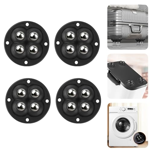 Kugelrollen Möbelrollen Lenkrollen Klein Kleine Mini Rollen Flach Schwerlast Selbstklebend 360 Drehung für Möbel Haushaltsgeräte Küchengeräte, 4 Stück Kugelrollen Möbelrollen Lenkrollen Klein Kleine Mini Rollen Flach Schwerlast Selbstklebend 360 Drehung für Möbel Haushaltsgeräte Küchengeräte, 4 Stück von YVIFEVG