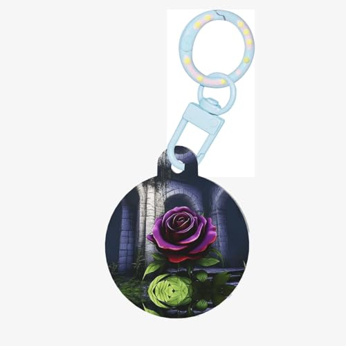 Hunde- und Katzenmarke, personalisierbar, modisch, rund, viele Farben, Acryl-Material, für kleine und große Haustiere, Himmelblau, Größe S Hunde- und Katzenmarke, personalisierbar, modisch, rund, viele Farben, Acryl-Material, für kleine und große Haustiere, Himmelblau, Größe S von YVNKHKU