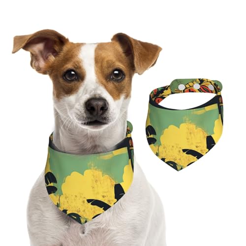 Hundehalstücher mit großem Bogen, für Frühling und Sommer, weiche Baumwolle, verstellbares Zubehör für kleine, mittelgroße und große Mädchen, Jungen, Welpen Hundehalstücher mit großem Bogen, für Frühling und Sommer, weiche Baumwolle, verstellbares Zubehör für kleine, mittelgroße und große Mädchen, Jungen, Welpen von YVNKHKU