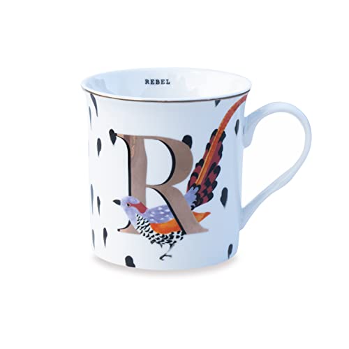 YVONNE ELLEN GOLD EDITION ALPHABET MUG, Knochenporzellan, Coffee Cup, Tasse, 3098740031, 240 ml von YVONNE ELLEN