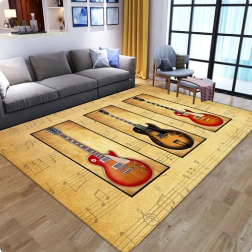 YWAFFC Teppich Musik Teppich Für Wohnzimmer Drucken Teppiche Für Spiel Gamer Bereich Teppiche Zimmer Weicher Boden Fußmatten Home Schlafzimmer Nachttisch Teppich 80X120Cm YWAFFC Teppich Musik Teppich Für Wohnzimmer Drucken Teppiche Für Spiel Gamer Bereich Teppiche Zimmer Weicher Boden Fußmatten Home Schlafzimmer Nachttisch Teppich 80X120Cm von YWAFFC