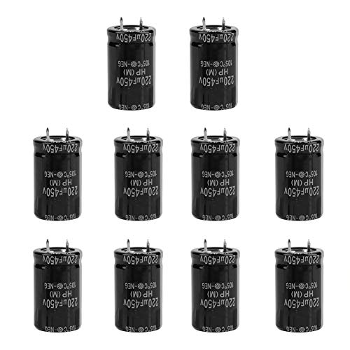10 Stück 450V 220uF Radial Elektrolyt Kondensator Electronic Component von YWBL-WH