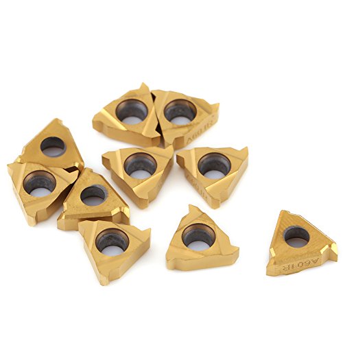10pcs CNC Hartmetall Einsatzschneider 11IR A60 Wendeplatten für Drehmeißel mit Box von YWBL-WH