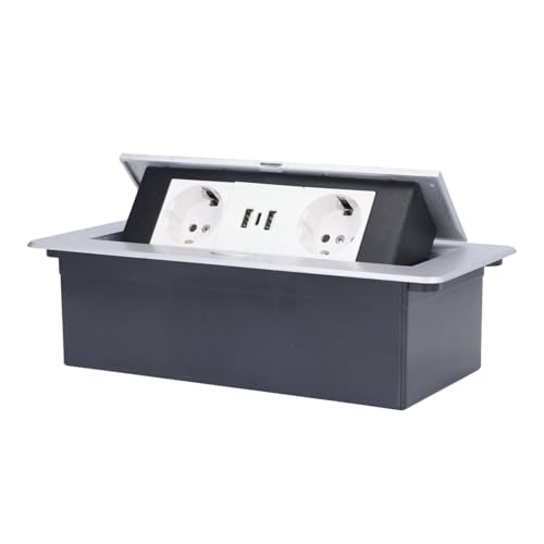 16 A Bodensteckdose Dual USB Typ C Pop-Up-Steckdose mit Integrierter Montage EU-Standard 250 V 16 A Bodensteckdose Dual USB Typ C Pop-Up-Steckdose mit Integrierter Montage EU-Standard 250 V von YWBL-WH