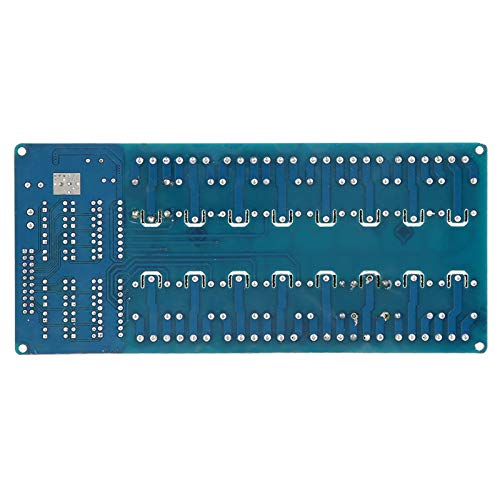 16 Kanal Relaiskarte mit Optokopplerschutz Low Level Trigger Low-Level Eingänge 5V Blauer Anschluss 12V, Modul von YWBL-WH