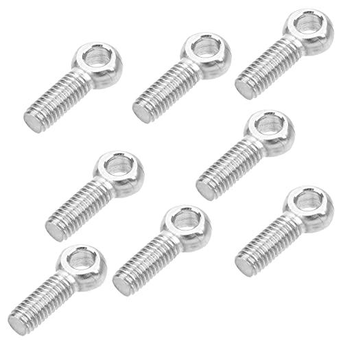 20 Stück Ringschraube M6 304, Edelstahl-Maschinenschulter, Fischaugenschraube mit Ringschraube von YWBL-WH