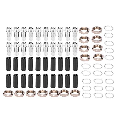 YWBL-WH 20pcs 3mm Diode Lampenfassung Konkav Messing Leuchtdiode LED Blendenhalter Halterung Industrielle Bedienteile F3, Tasten und Anzeigen von YWBL-WH