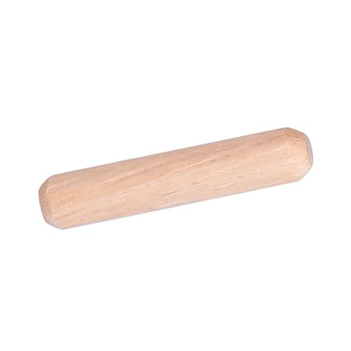 50 STÜCK Holz Passstifte Holzstifte Dübel Set M6 × 30mm Rund Geriffelt Hartholz-Rillenschraube,Schlüssel von YWBL-WH