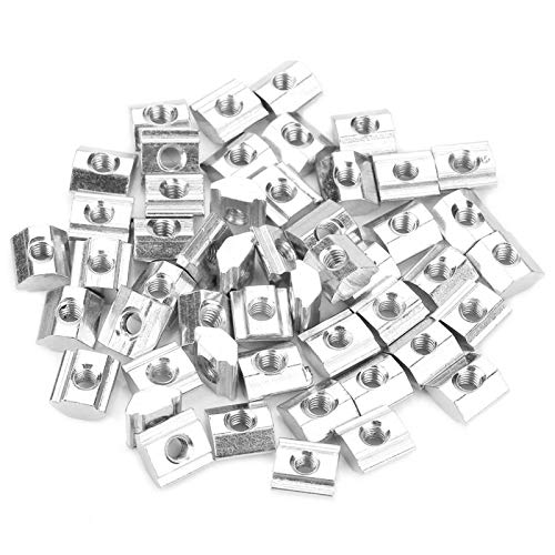 YWBL-WH 50 Stück M3 T-Nut T-Stück Schiebe Mutter aus Kohlenstoffstahl für Aluminium-Extrusion mit Profil 2020 Sereis Slot 6mm YWBL-WH 50 Stück M3 T-Nut T-Stück Schiebe Mutter aus Kohlenstoffstahl für Aluminium-Extrusion mit Profil 2020 Sereis Slot 6mm von YWBL-WH