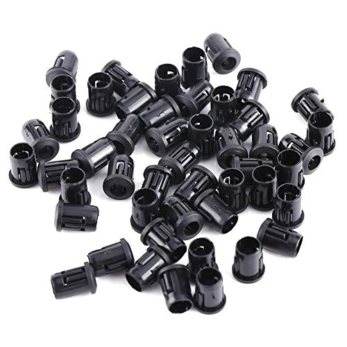 50pcs Diodenhalter 5 mm LED Lampenfassung Diodenhalter Leuchtdioden Halter Klipp von YWBL-WH