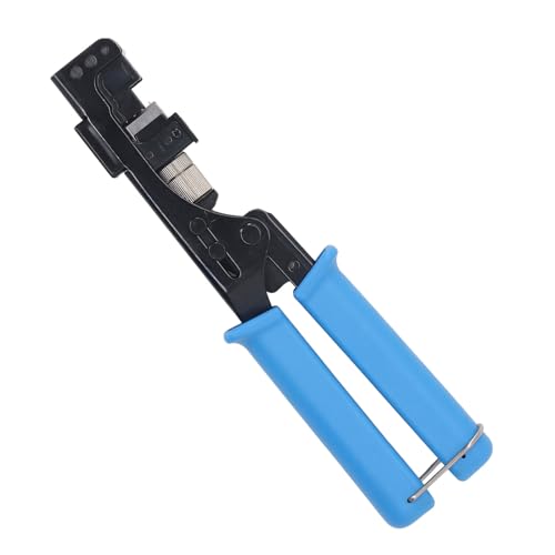 RJ45-Tool für Netzwerkkonnection, modularer Entwurf für effiziente Installation, UTP-Kompatible Adapter für Cat5e/Cat6A, praktisches Werkzeug für Büro und Haushalt von YWBL-WH